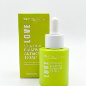 Sérum Facial Bioativo Antiacne 10 em 1 – Max Love Studio
