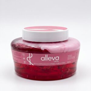Geleia Hidratante Corporal Alleva Skin Rosa Essence (250ml)